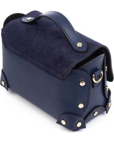 FIRENZE ARTEGIANI BARRALI BOLSO BANDOLERA AZUL MARINO OSCURO