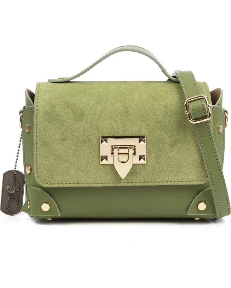 FIRENZE ARTEGIANI BARRALI BOLSO BANDOLERA VERDE