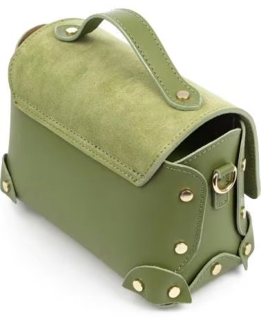FIRENZE ARTEGIANI BARRALI BOLSO BANDOLERA VERDE