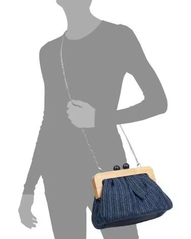 FIRENZE ARTEGIANI BENESTARE BOLSO BANDOLERA AZUL MARINO