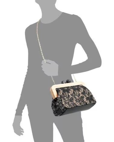 iria quintana Borbera Bolso bandolera NEGRO