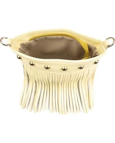 FIRENZE ARTEGIANI BEDULITA BOLSO BANDOLERA AMARILLO CLARO