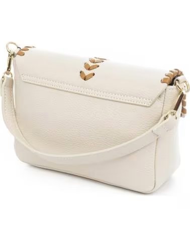 FIRENZE ARTEGIANI BOLSO DE MANO BEIGE