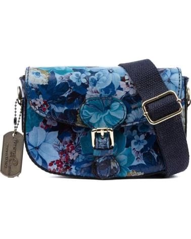FIRENZE ARTEGIANI ANNONE BOLSO BANDOLERA AZUL