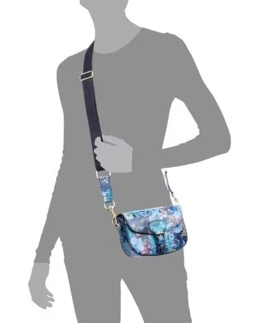 FIRENZE ARTEGIANI ANNONE BOLSO BANDOLERA AZUL
