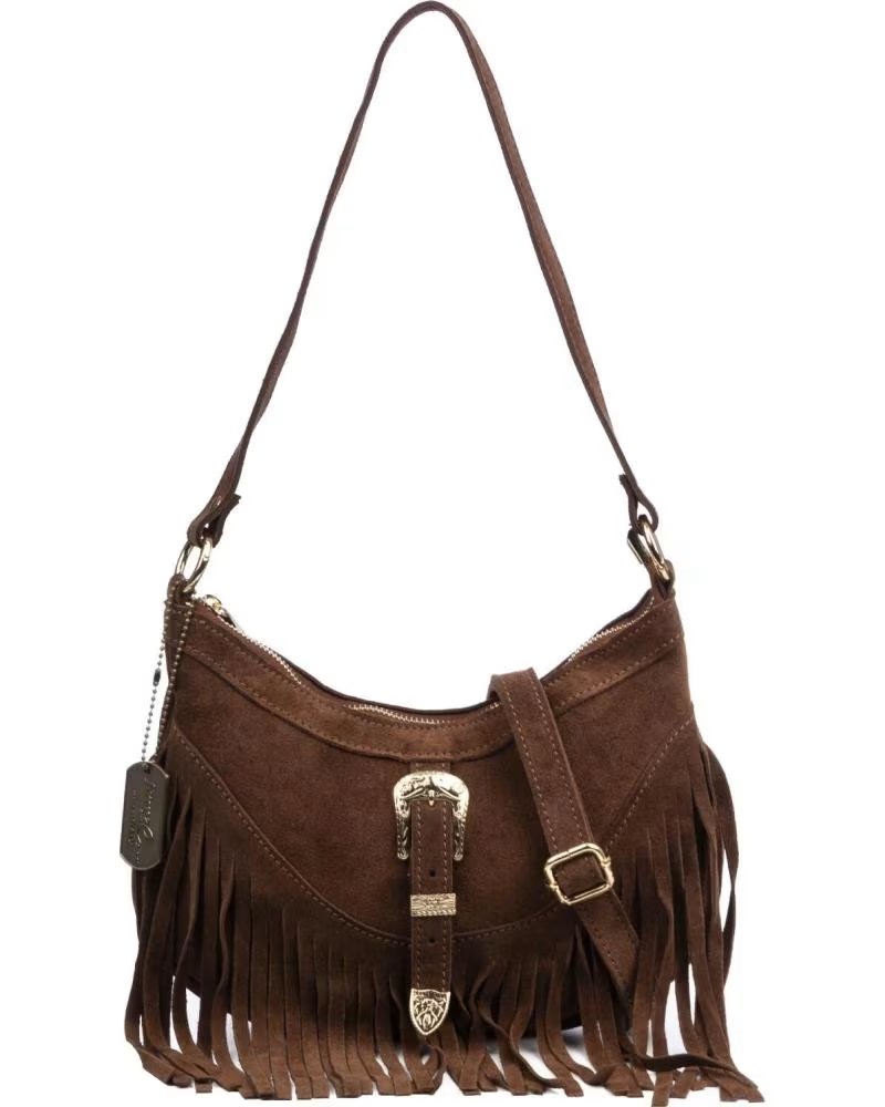 FIRENZE ARTEGIANI BARLASSINA BOLSO BANDOLERA MARRóN OSCURO