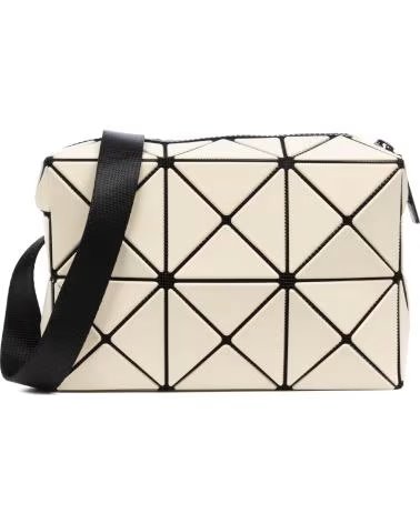 iria quintana Aso bolso bandolera de diseno geometrico BLANCO ROTO