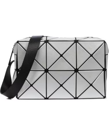 iria quintana Aso bolso bandolera de diseno geometrico PLATA