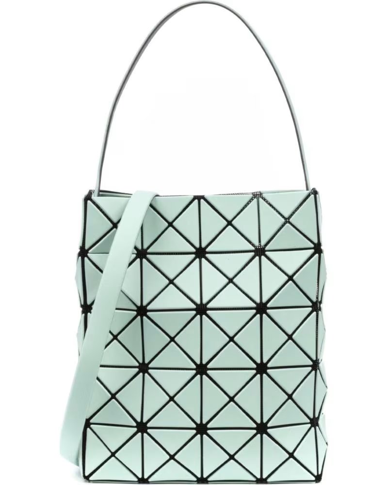 iria quintana Aterno bolso bandolera y de mano de diseno geometrico VERDE MENTA