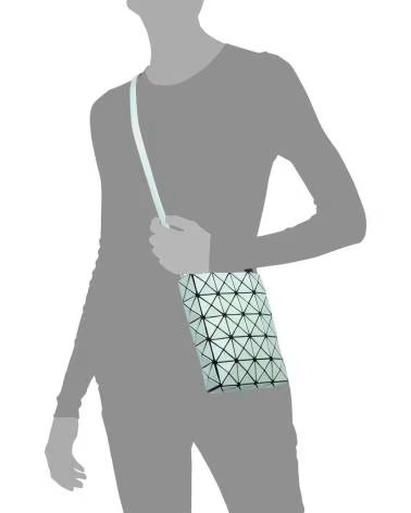 iria quintana Aterno bolso bandolera y de mano de diseno geometrico VERDE MENTA