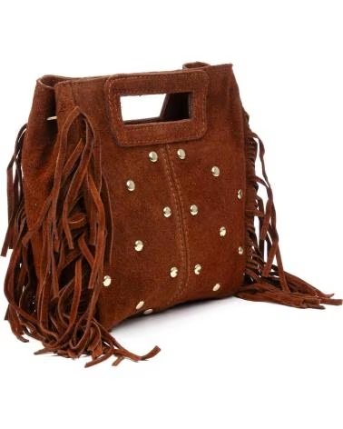 firenze artegiani Barbata bolso bandolera MARRóN