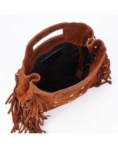 firenze artegiani Barbata bolso bandolera MARRóN