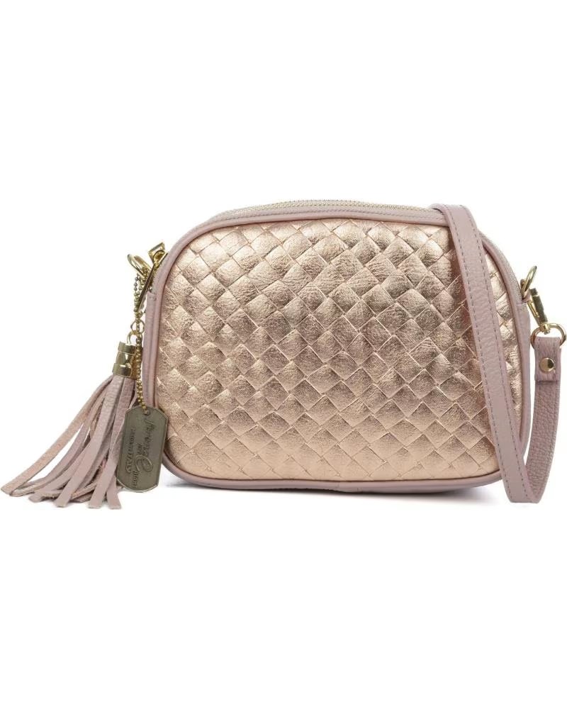 FIRENZE ARTEGIANI ALIMINUSA BOLSO BANDOLERA ORO ROSA