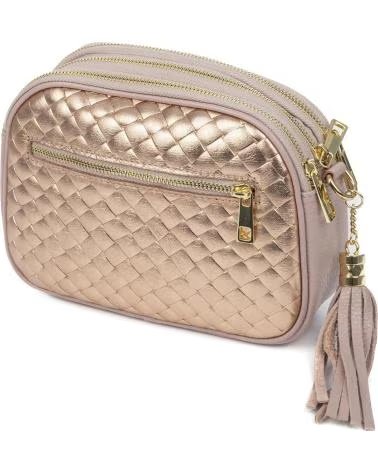 FIRENZE ARTEGIANI ALIMINUSA BOLSO BANDOLERA ORO ROSA