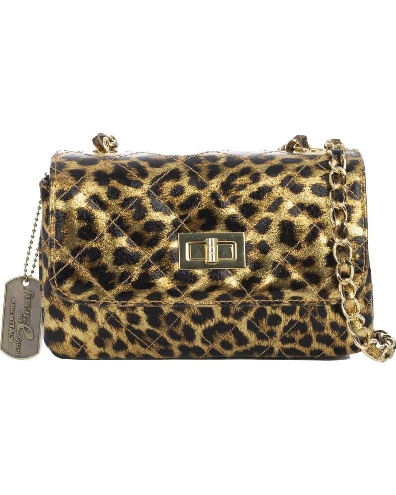 FIRENZE ARTEGIANI AMARO BOLSO BANDOLERA LEOPARDO