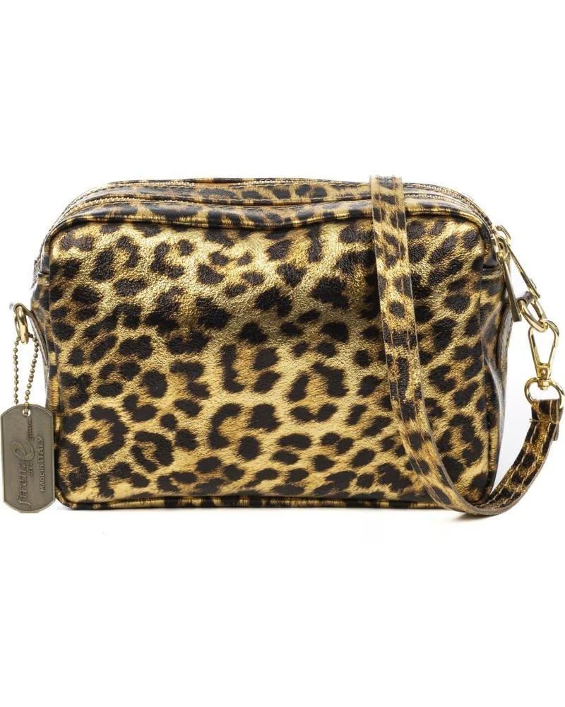 FIRENZE ARTEGIANI DEGNA BOLSO BANDOLERA LEOPARDO