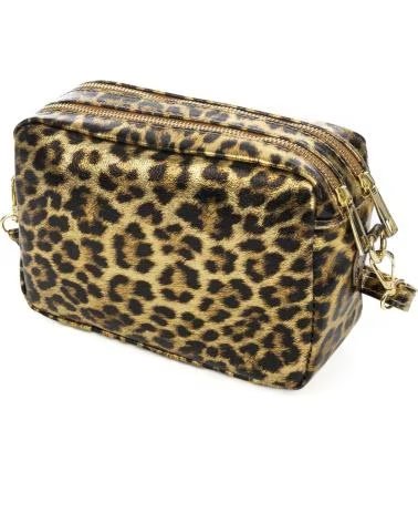 FIRENZE ARTEGIANI DEGNA BOLSO BANDOLERA LEOPARDO