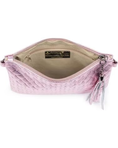 FIRENZE ARTEGIANI OLEGGIO BOLSO BANDOLERA ROSA