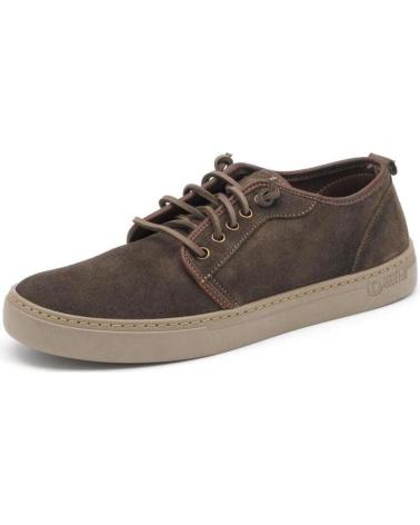 NATURAL WORLD ZAPATO DE HOMBRE 6761 H MISO DE EN SERRAJE MARRON