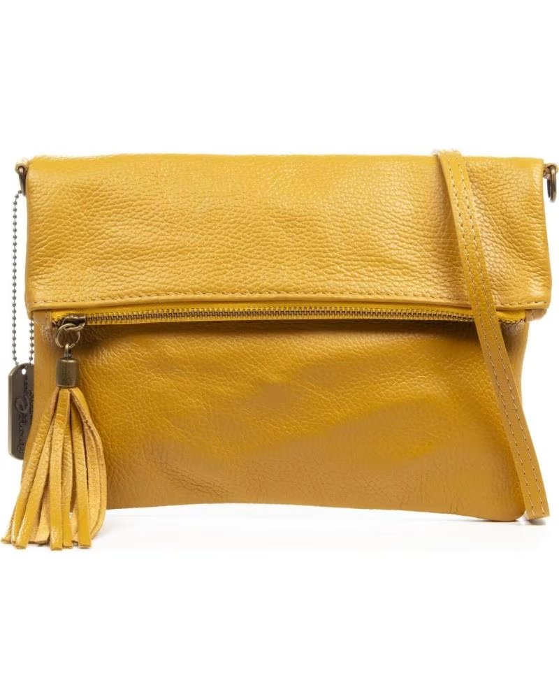 firenze artegiani Alzano bolso bandolera MOSTAZA