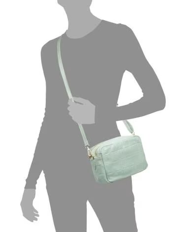 firenze artegiani Degna Bolso bandolera VERDE AGUAMARINA