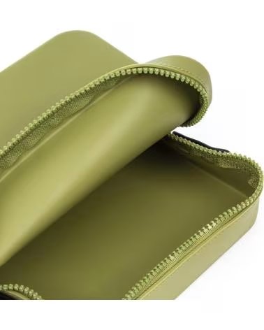 libelulla Cuerpo bolso bandolera cuadrado de silicona VERDE CLARO