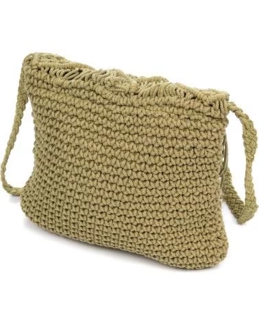 iria quintana Zermeghedo bolso bandolera de algodon trenzado VERDE