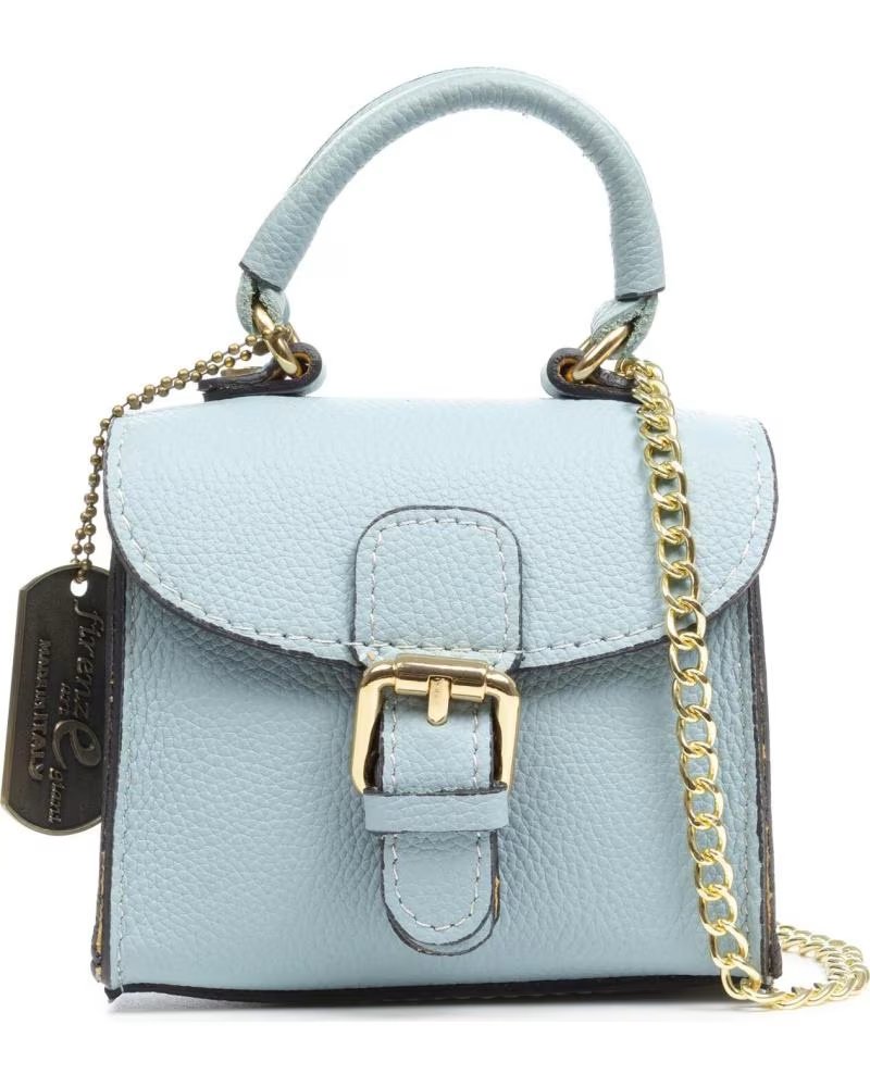 firenze artegiani Annicco mini bolso de mano y bandolera AZUL CLARO