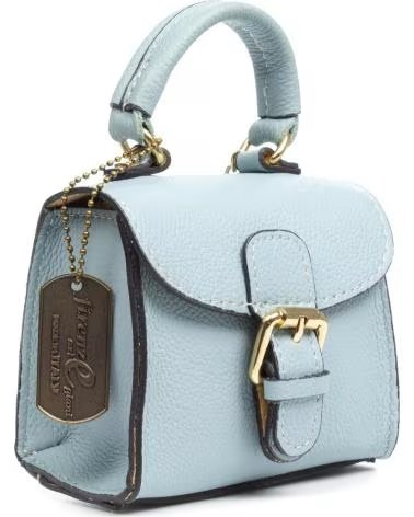 firenze artegiani Annicco mini bolso de mano y bandolera AZUL CLARO