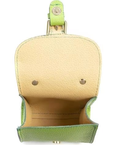 FIRENZE ARTEGIANI ANNICCO MINI BOLSO DE MANO Y BANDOLERA VERDE CLARO