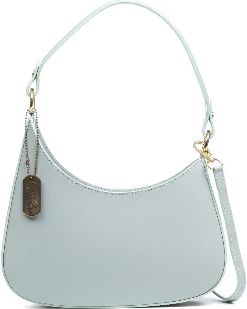 FIRENZE ARTEGIANI ANGOLO BOLSO BANDOLERA AZUL CLARO