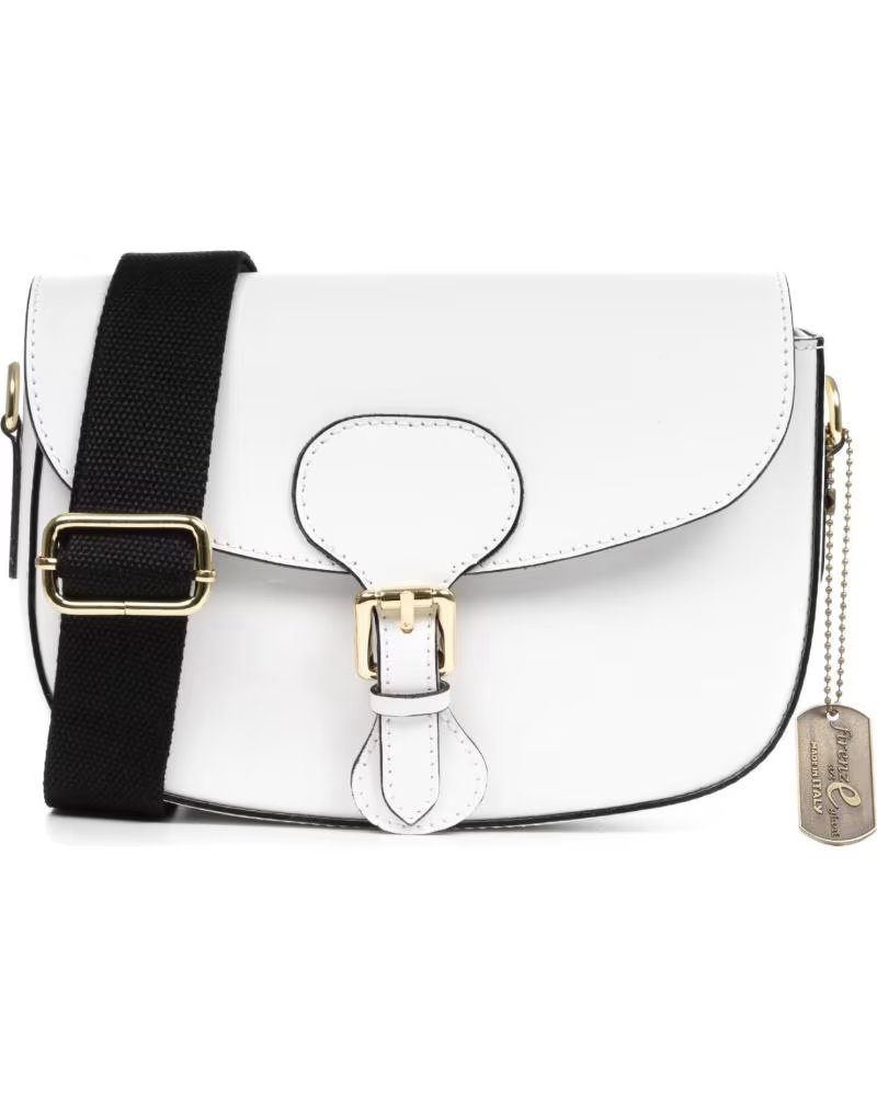 FIRENZE ARTEGIANI ANGHIARI BOLSO BANDOLERA BLANCO