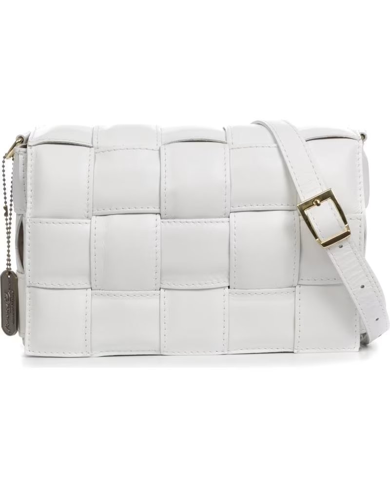 FIRENZE ARTEGIANI ANDRATE BOLSO BANDOLERA BLANCO