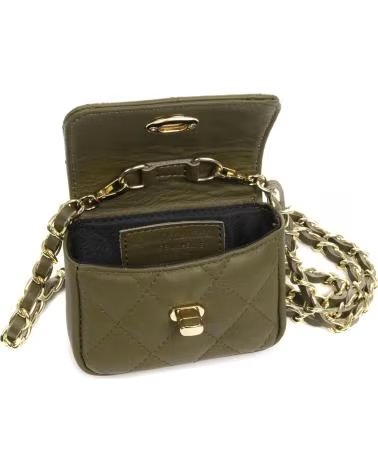 firenze artegiani Ancarano mini bolso bandolera VERDE OLIVA