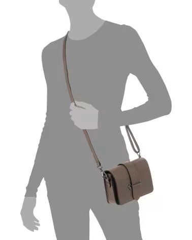 firenze artegiani Camelia Bolso bandolera TAUPE OSCURO