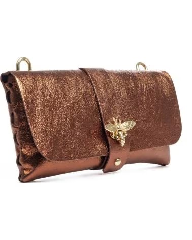 FIRENZE ARTEGIANI AMASENO BOLSO BANDOLERA BRONCE
