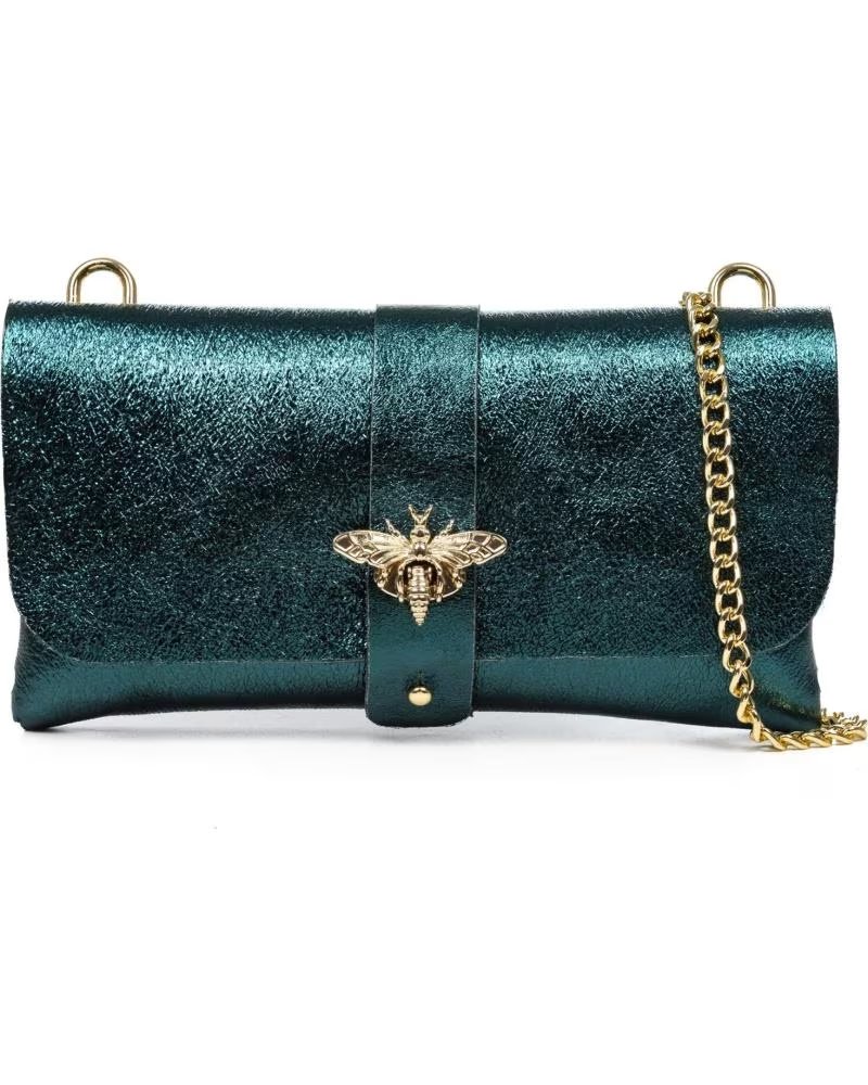 FIRENZE ARTEGIANI AMASENO BOLSO BANDOLERA VERDE ESMERALDA