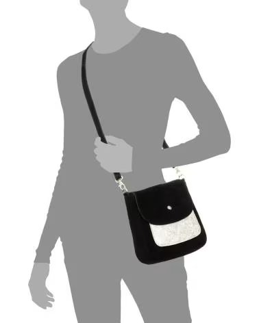 firenze artegiani Altissimo bolso bandolera NEGRO