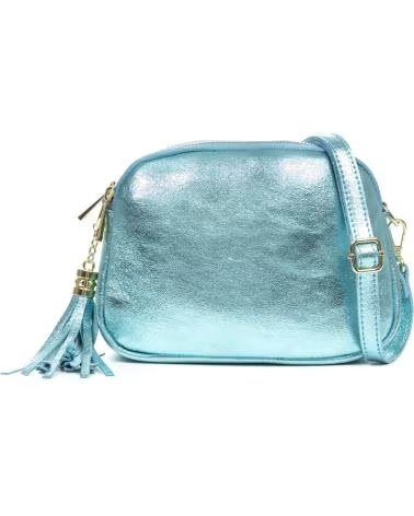 FIRENZE ARTEGIANI ALIMINUSA BOLSO BANDOLERA AGUAMARINA
