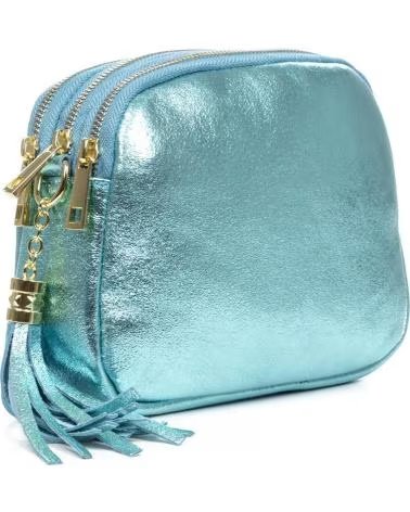 FIRENZE ARTEGIANI ALIMINUSA BOLSO BANDOLERA AGUAMARINA