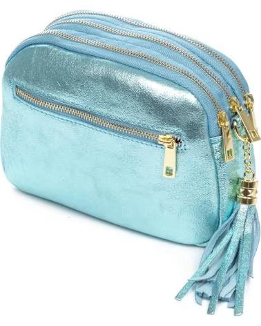 FIRENZE ARTEGIANI ALIMINUSA BOLSO BANDOLERA AGUAMARINA