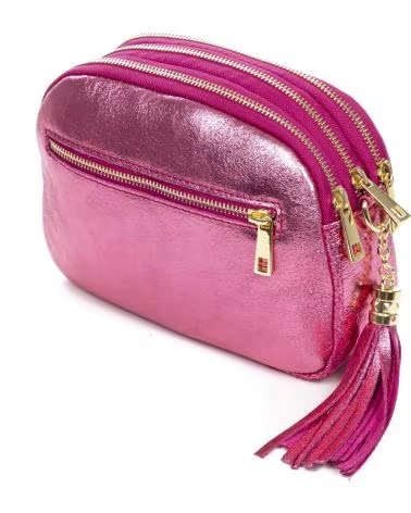 FIRENZE ARTEGIANI ALIMINUSA BOLSO BANDOLERA ROSA