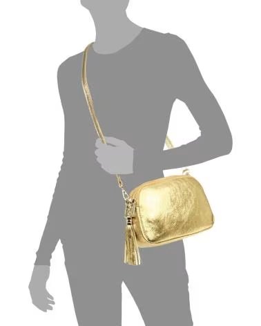 FIRENZE ARTEGIANI ALIMINUSA BOLSO BANDOLERA ORO