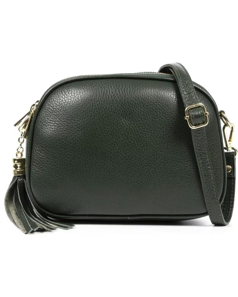FIRENZE ARTEGIANI ALIMINUSA BOLSO BANDOLERA VERDE OSCURO