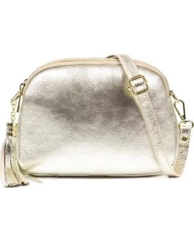 FIRENZE ARTEGIANI ALIMINUSA BOLSO BANDOLERA CHAMPAGNE