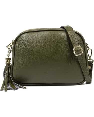 FIRENZE ARTEGIANI ALIMINUSA BOLSO BANDOLERA VERDE MILITAR