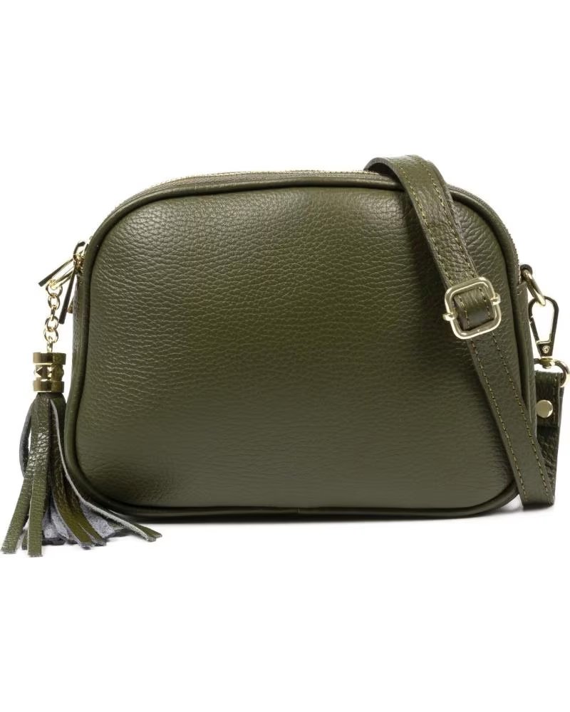 FIRENZE ARTEGIANI ALIMINUSA BOLSO BANDOLERA VERDE MILITAR