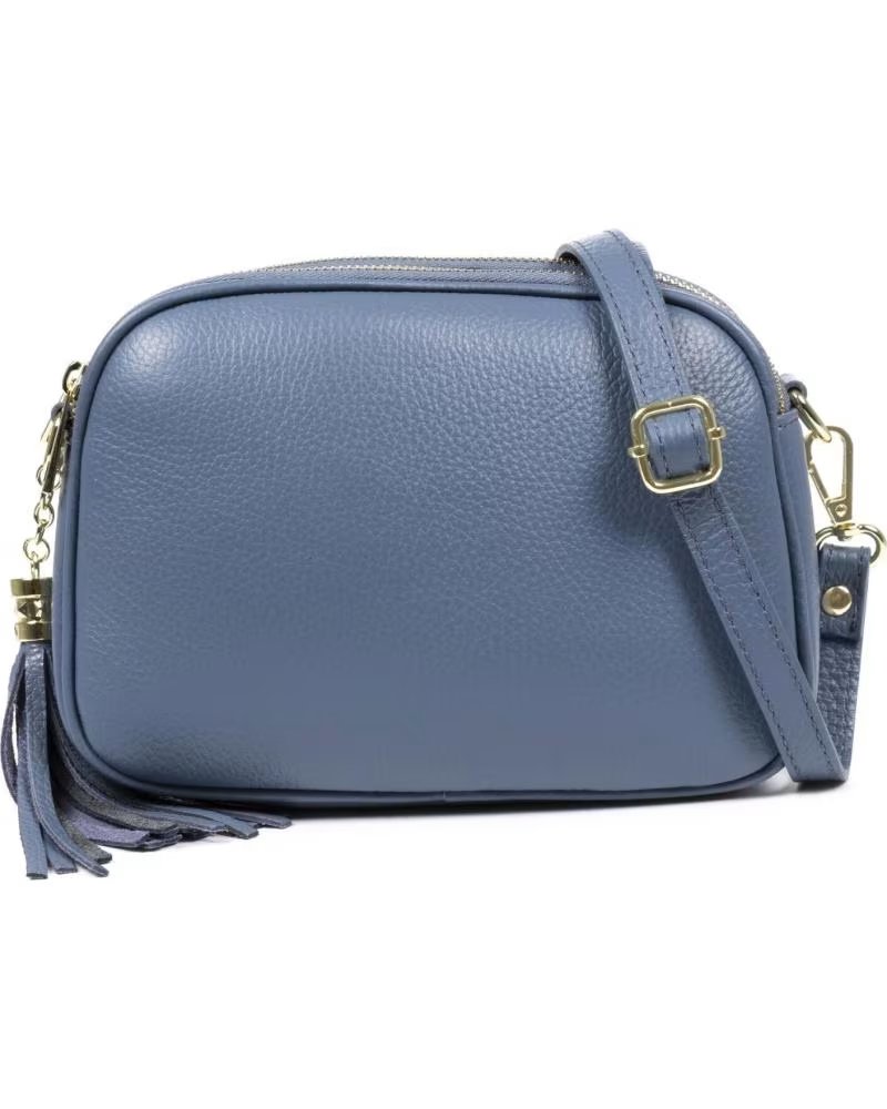 FIRENZE ARTEGIANI ALIMINUSA BOLSO BANDOLERA AZUL PETRóLEO