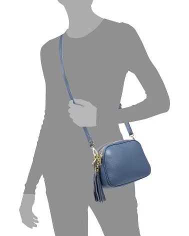 FIRENZE ARTEGIANI ALIMINUSA BOLSO BANDOLERA AZUL PETRóLEO