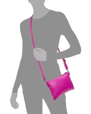 FIRENZE ARTEGIANI ALBENGA BOLSO BANDOLERA DE FUCSIA